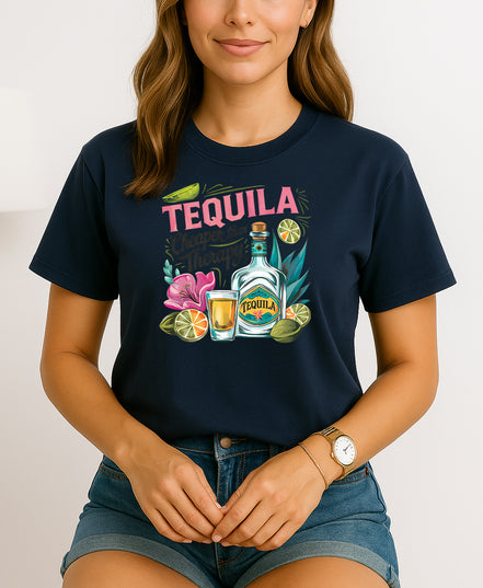 Tequila Cheaper Than Therapy Tee