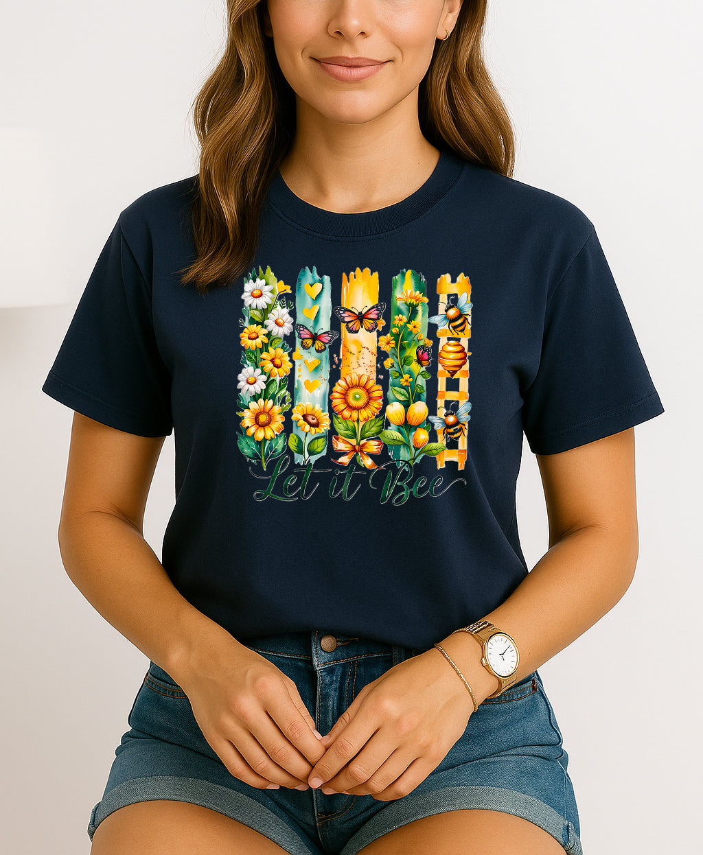 Let It Bee Floral Tee