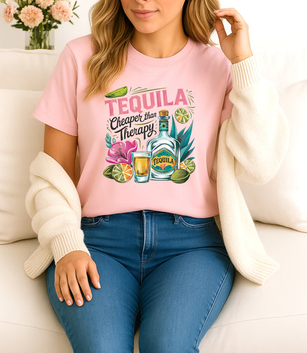 Tequila Cheaper Than Therapy Tee