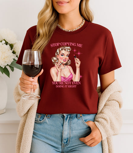 Stop Copying Me Graphic Tee
