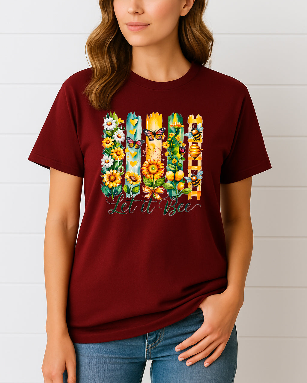 Let It Bee Floral Tee