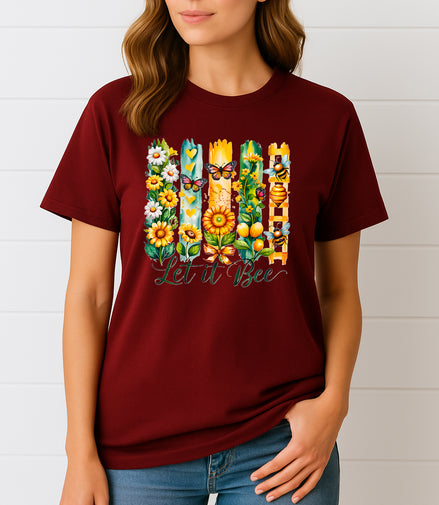 Let It Bee Floral Tee