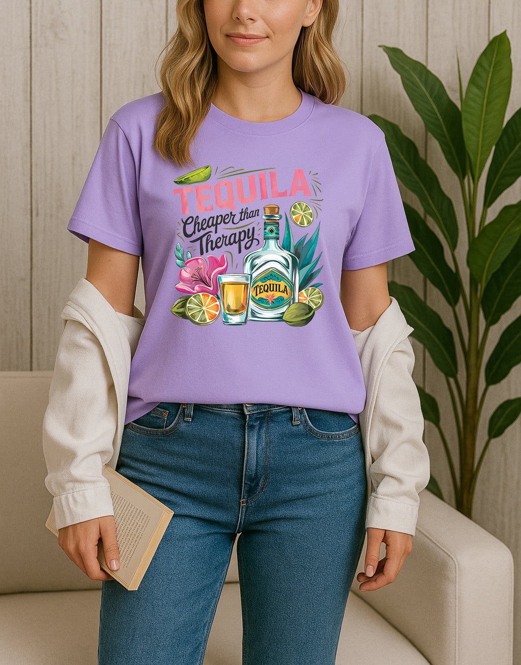 Tequila Cheaper Than Therapy Tee