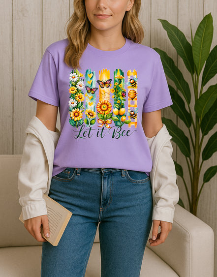 Let It Bee Floral Tee