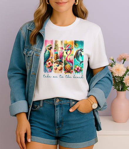 Take Me to the Beach Graphic T-Shirt