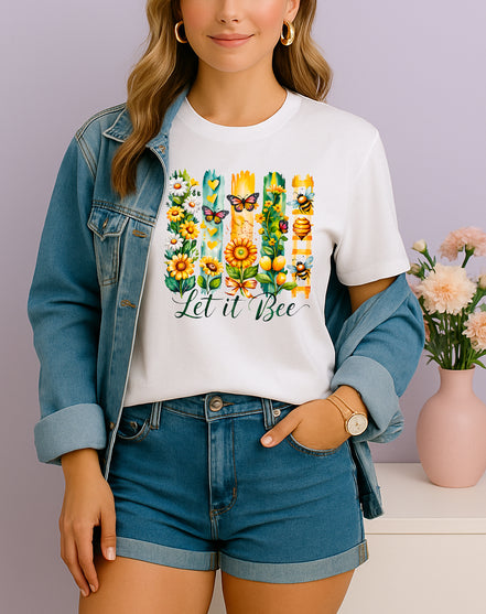 Let It Bee Floral Tee